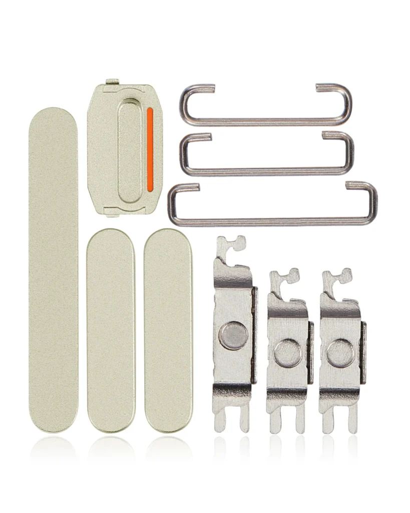 Hard Buttons (Power / Volume / Switch) For iPhone 15 / 15 Plus (Yellow)