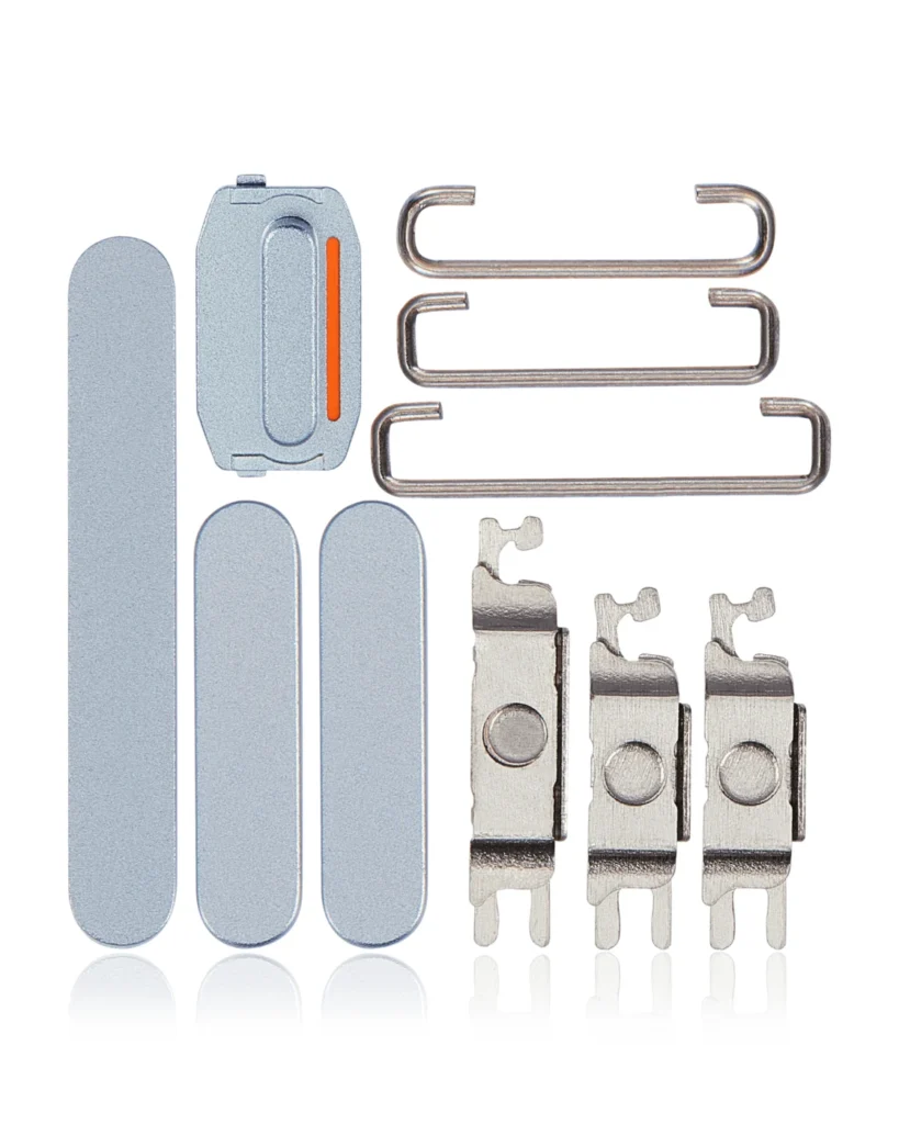 Hard Buttons (Power / Volume / Switch) For iPhone 15 / 15 Plus (Blue)