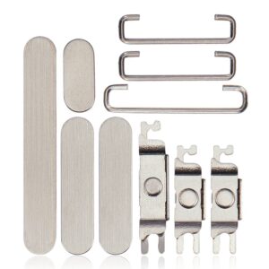 Hard Buttons (Power / Volume / Switch) For iPhone 15 Pro / 15 Pro Max (White Titanium)