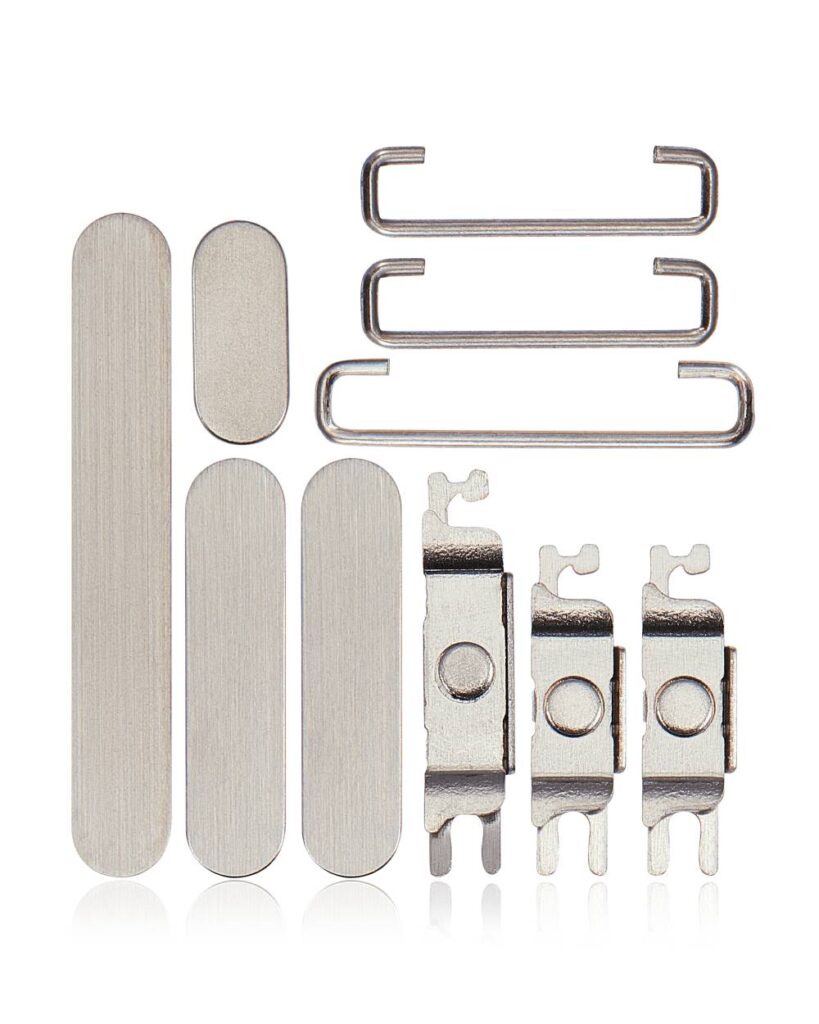 Hard Buttons (Power / Volume / Switch) For iPhone 15 Pro / 15 Pro Max (White Titanium)