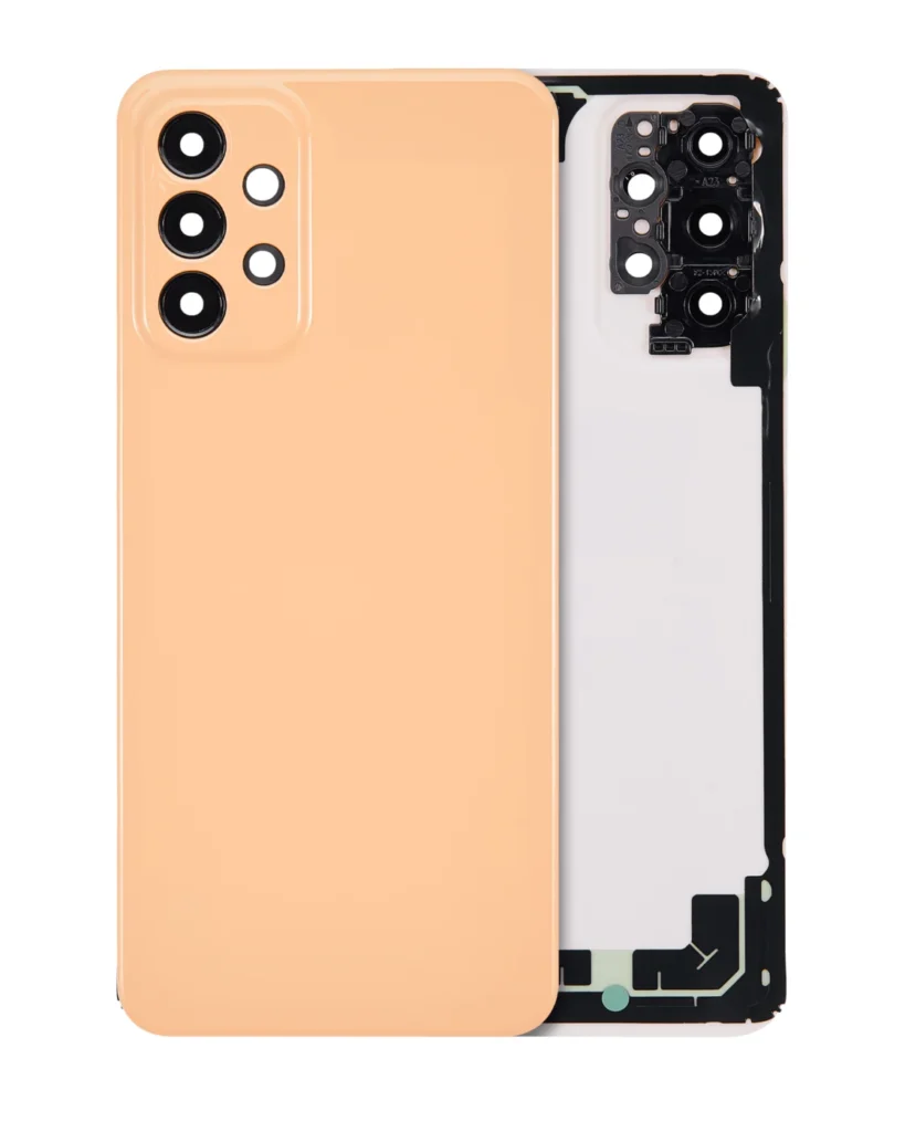 Back Cover Glass For Samsung Galaxy A23 (A235 / 2022) (Aftermarket Plus) (Peach)
