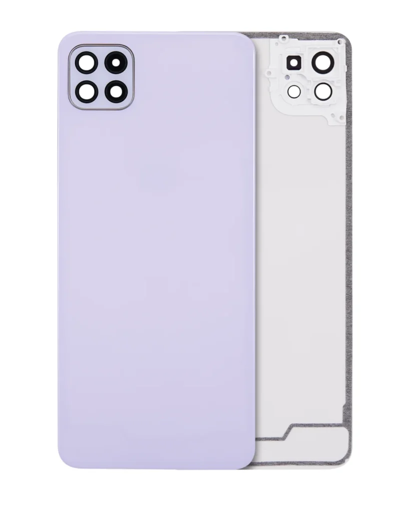 Back Cover Glass With Camera Lens For Samsung Galaxy A22 5G (A226 / 2021) (Aftermarket Plus) (Violet)