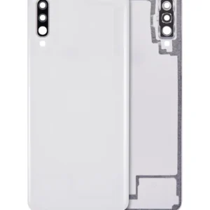 Back Cover Glass For Samsung Galaxy A70 (A705 / 2019) (Aftermarket Plus) (White)