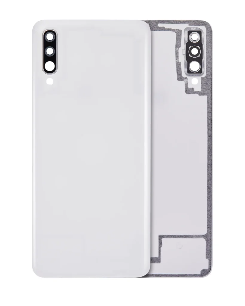 Back Cover Glass For Samsung Galaxy A70 (A705 / 2019) (Aftermarket Plus) (White)