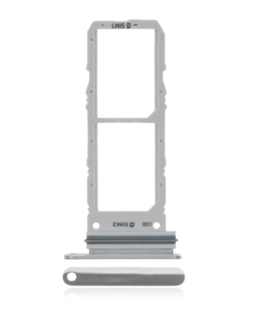 Dual Sim Card Tray For Samsung Galaxy Note 10 (Aura Glow / Silver)