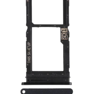 Dual Sim Card Tray For Motorola Moto G Power (XT2041-4 / 2020) (Smoke Black)