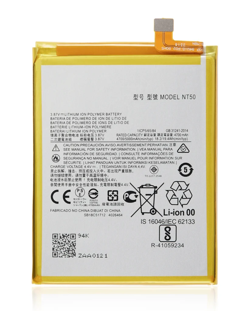 Replacement Battery For Motorola Moto Edge 20 Lite (XT2139-1 / 2021) / Edge 20 Fusion (XT2139-2 / 2021) (NT50)