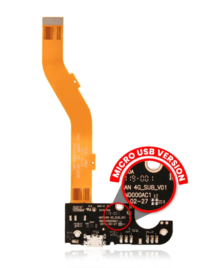 Charging Port Flex Cable (Micro USB Version) For Alcatel 3V (5032 / 2019) (Aftermarket Plus)