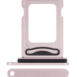 Dual Sim Card Tray For iPhone 15 / 15 Plus (Pink)
