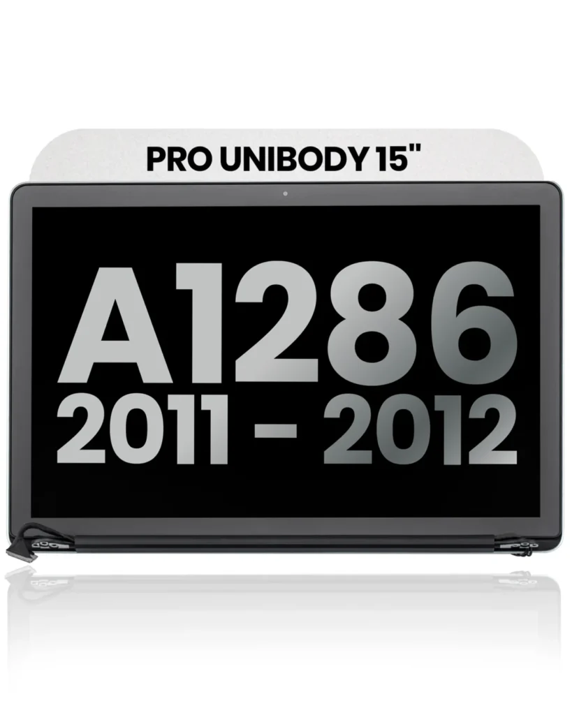 Complete LCD Display Assembly For MacBook Pro 15" A1286 (2011-2012) (Used OEM Pull: Grade A) (Glossy)