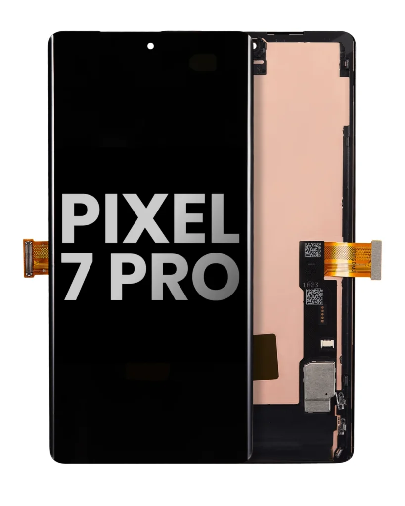 OLED Assembly With Frame (Without Fingerprint Sensor) For Google Pixel 7 Pro (Used OEM Pull: Grade B/C) (All Colors)