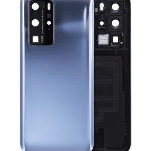 Back cover Glass With Camera Lens For Huawei P40 Pro (Mirror Silver)