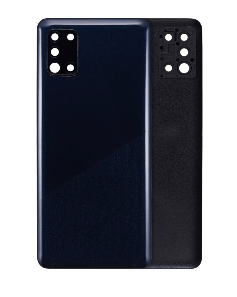 Back Cover Glass With Camera Lens For Samsung Galaxy A31 (A315 / 2020) (Aftermarket Plus) (Prism Crush Blue)
