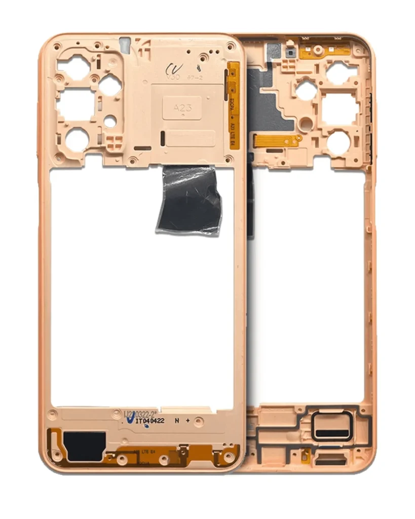 Mid-Frame Housing For Samsung Galaxy A23 (A235 / 2022) (Peach)