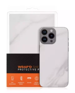 Wrapd Back Skin - Marble (White) (10 Pack)