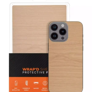 Wrapd Skin - Oak Wood Grain (10 Pack)
