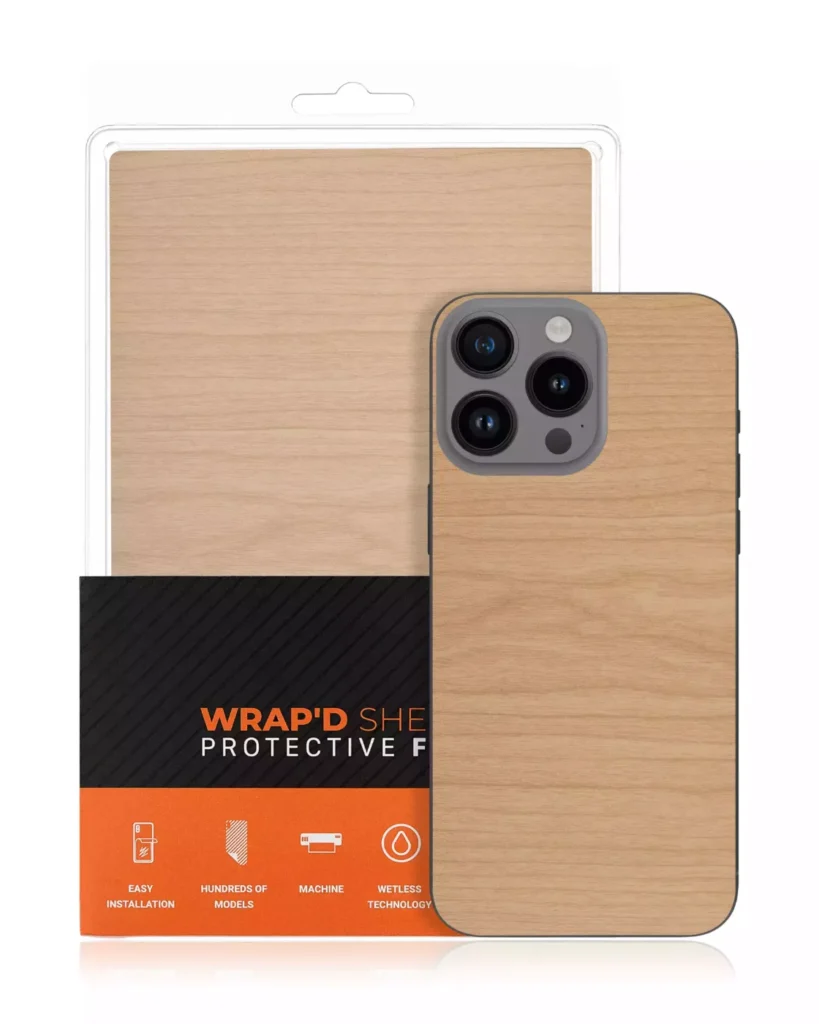 Wrapd Skin - Oak Wood Grain (10 Pack)