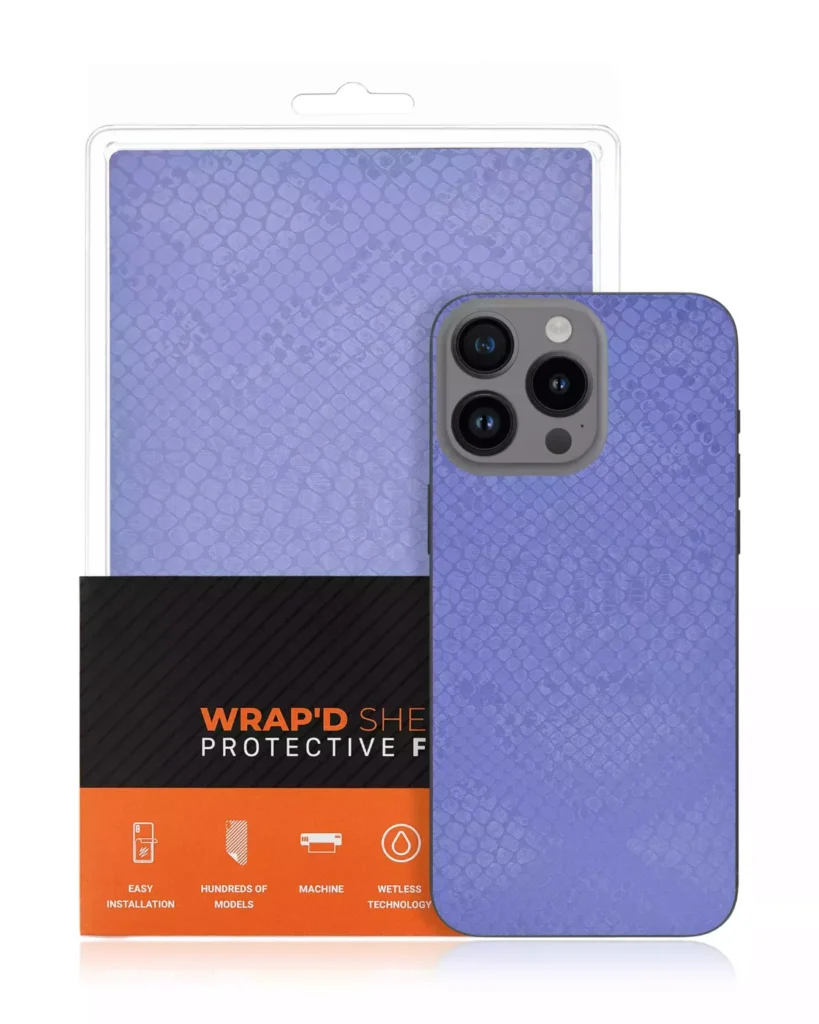 Wrapd Skin - Snake Pattern (Blue) (10 Pack)