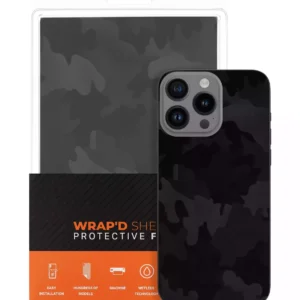 Wrapd Skin - Camouflage Pattern (Black) (10 Pack)