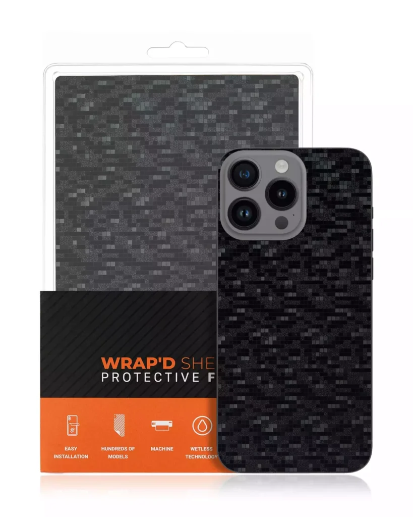 Wrapd Skin - Mosaic Pattern (Black) (10 Pack)