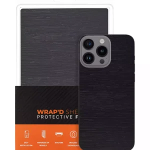 Wrapd Skin - Wood Grain (Black) (10 Pack)
