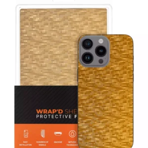 Wrapd Skin - Mosaic Pattern (Gold) (10 Pack)