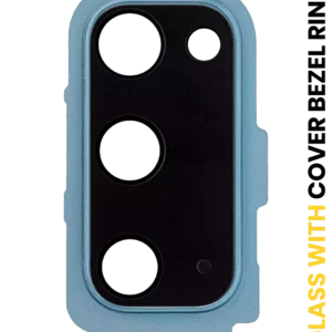 Back Camera Lens With Cover Bezel Ring For Samsung Galaxy S20 / S20 5G (Cloud Blue)