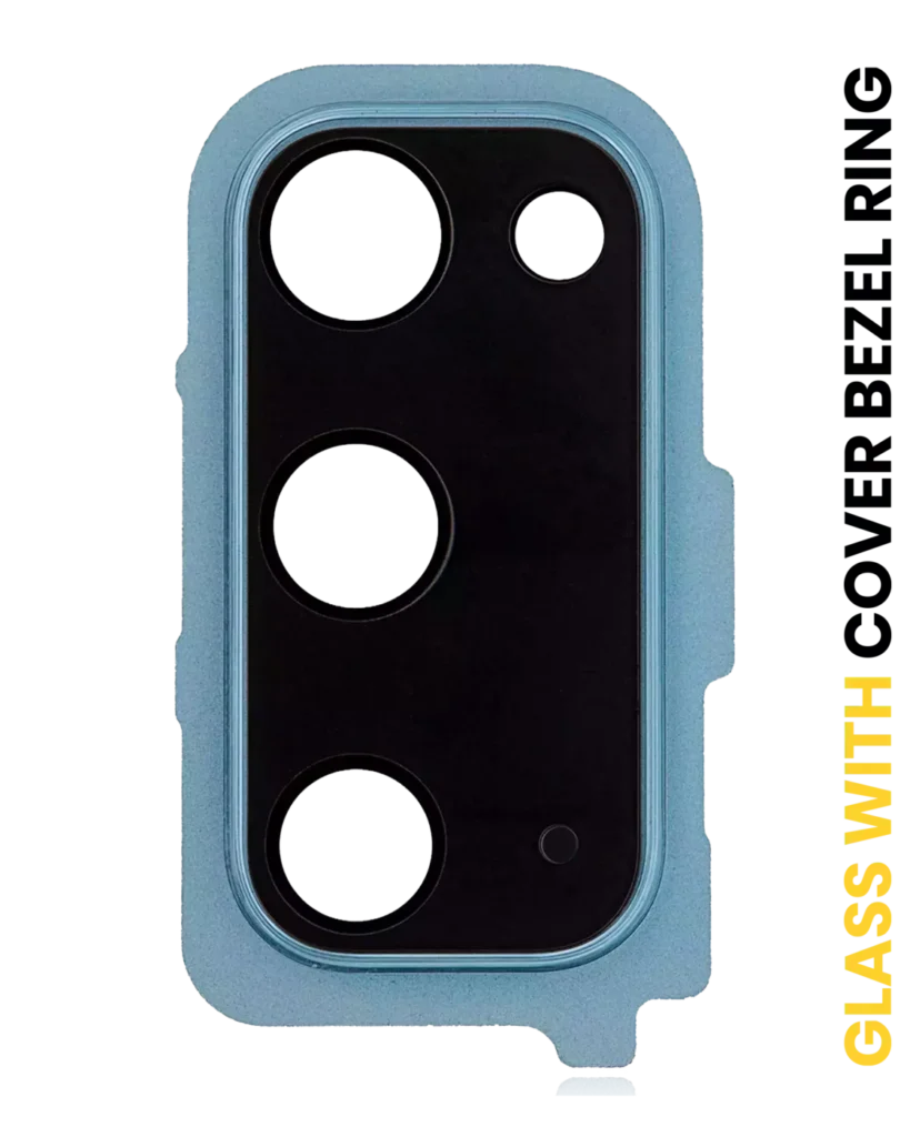 Back Camera Lens With Cover Bezel Ring For Samsung Galaxy S20 / S20 5G (Cloud Blue)