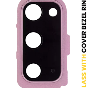 Back Camera Lens With Cover Bezel Ring For Samsung Galaxy S20 / S20 5G (Cloud Pink)