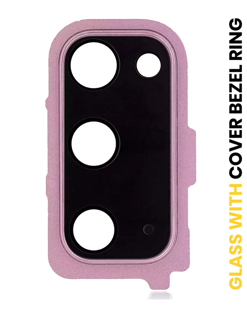 Back Camera Lens With Cover Bezel Ring For Samsung Galaxy S20 / S20 5G (Cloud Pink)