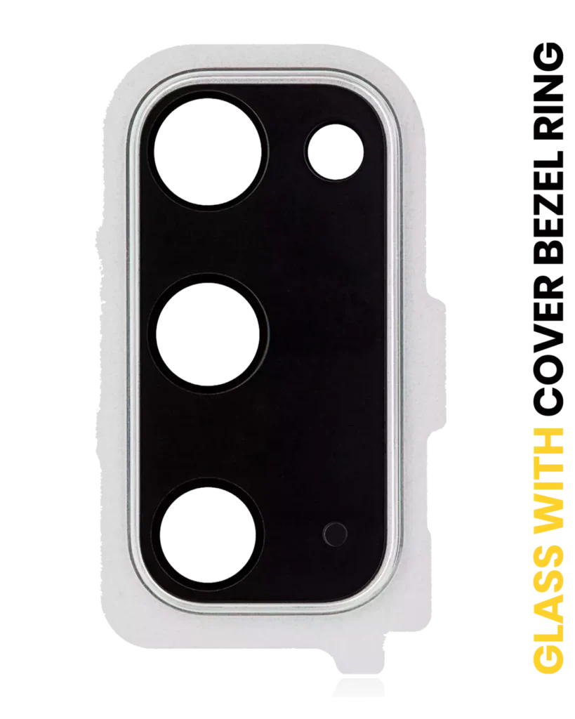 Back Camera Lens With Cover Bezel Ring For Samsung Galaxy S20 / S20 5G (Cloud White)