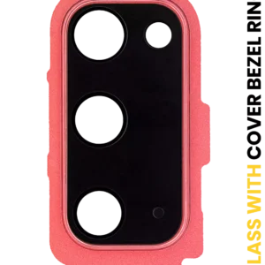Back Camera Lens With Cover Bezel Ring For Samsung Galaxy S20 / S20 5G (Red)