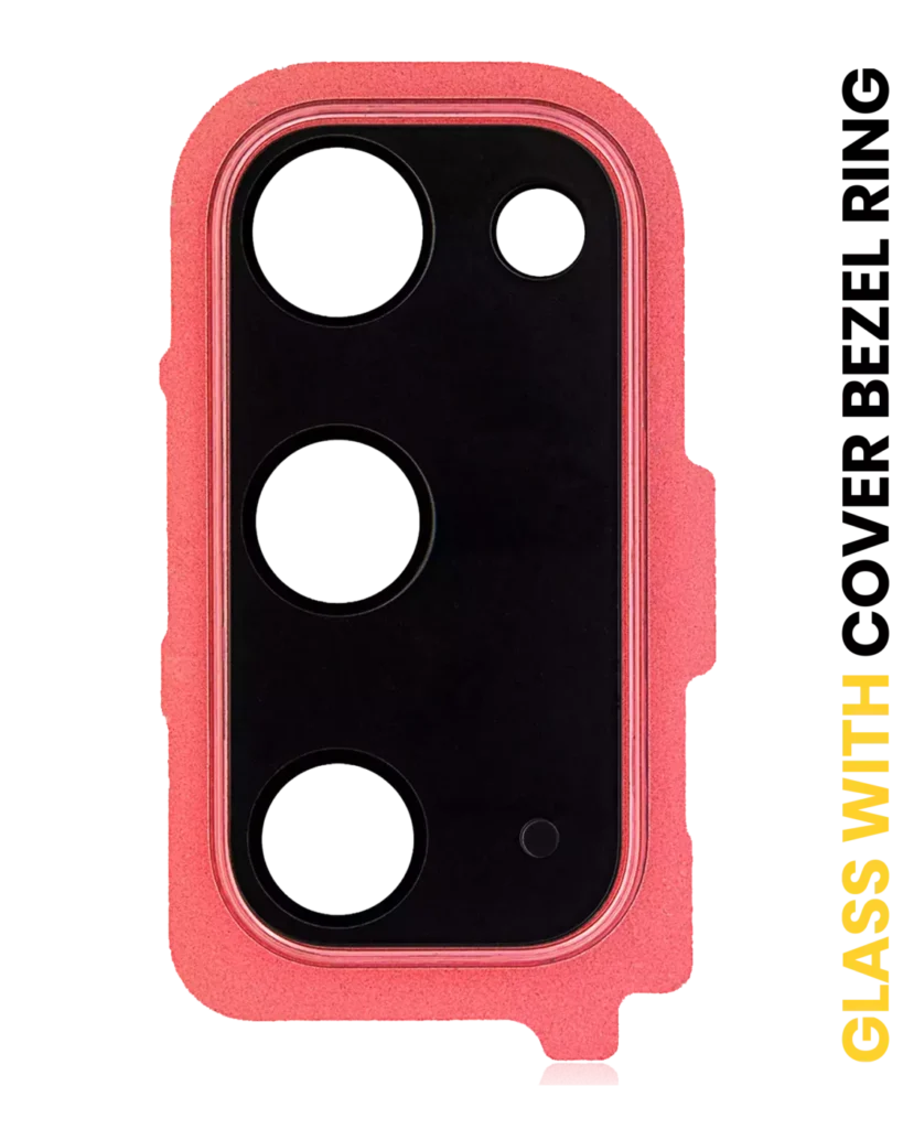 Back Camera Lens With Cover Bezel Ring For Samsung Galaxy S20 / S20 5G (Red)