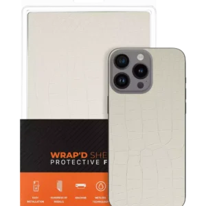 Wrapd Skin - Crocodile Pattern (White) (10 Pack)