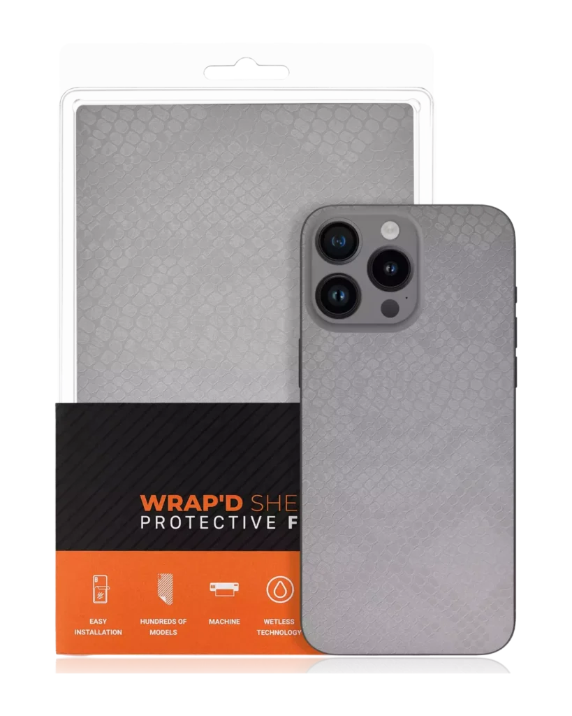 Wrapd Skin - Snake Pattern (Gray) (10 Pack)