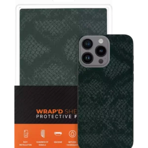 Wrapd Skin - Snake Pattern (Green) (10 Pack)