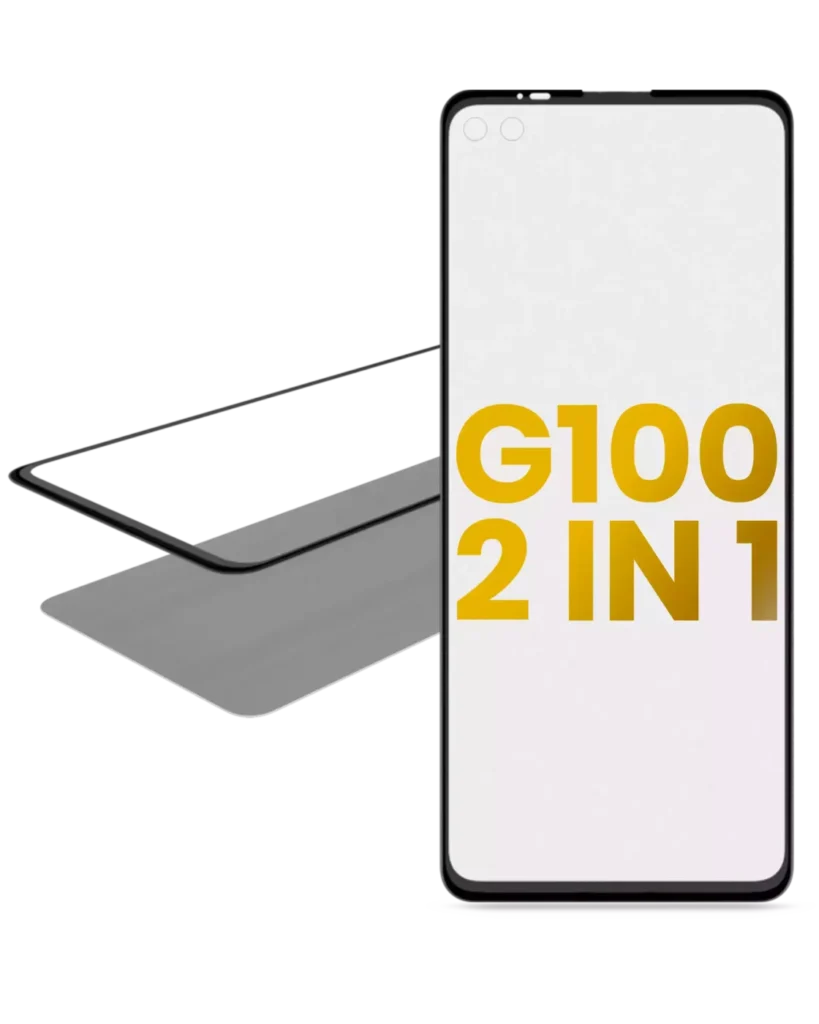 2 in 1 Front Glass With OCA Pre-Installed For Motorola Moto G100 (XT2125-4 / 2021)