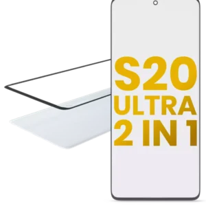 2 in 1 Front Glass With OCA Pre-Installed For Samsung Galaxy S20 Ultra