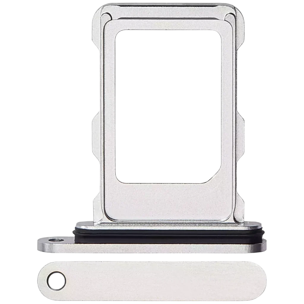 Single Sim Card Tray For iPhone 16 Pro / 16 Pro Max (White Titanium)
