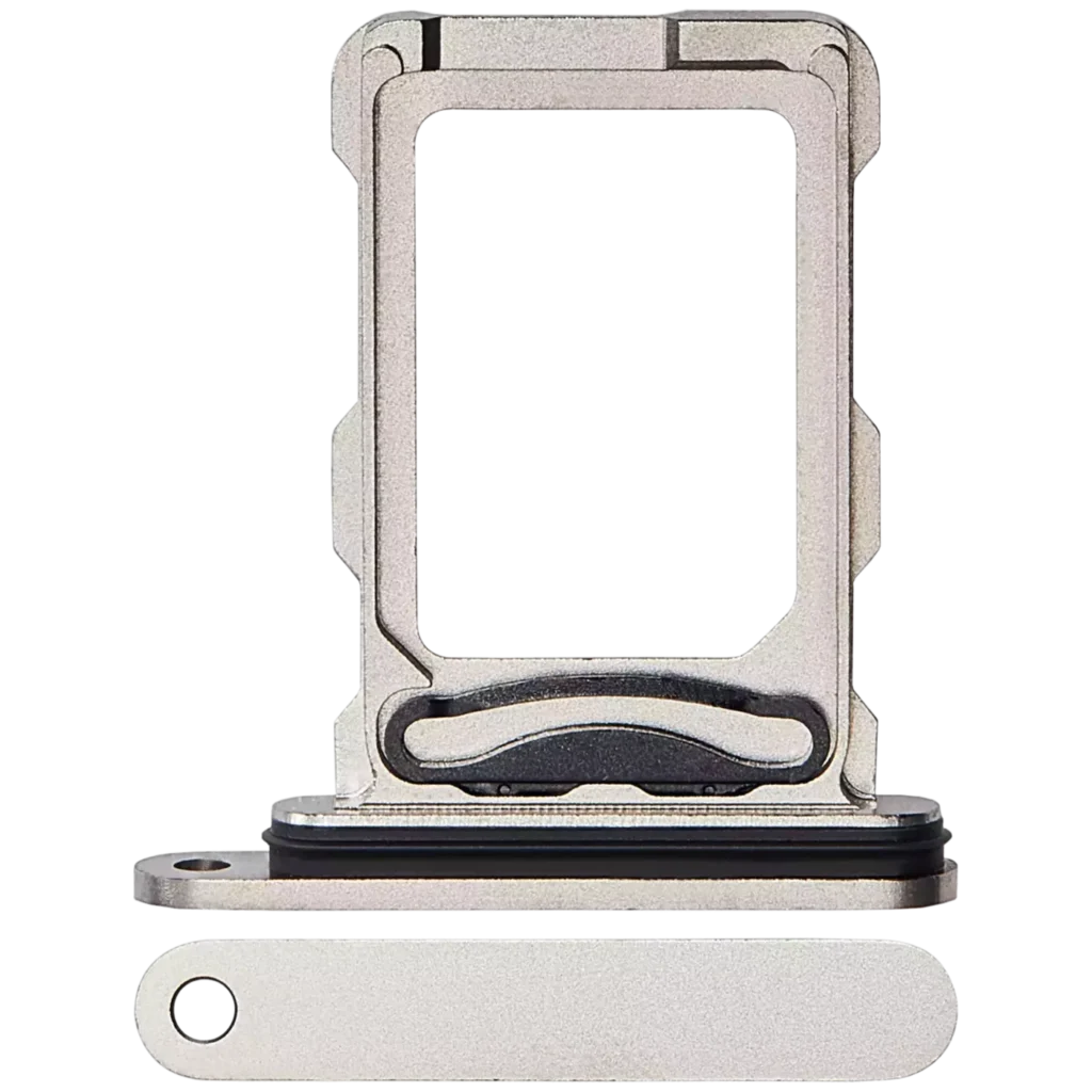 Dual Sim Card Tray For iPhone 16 Pro / 16 Pro Max (Natural Titanium)