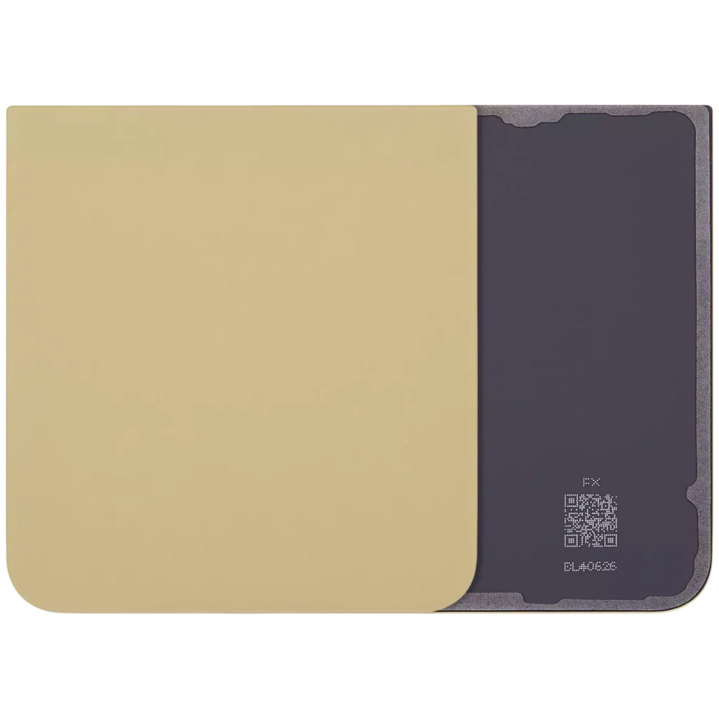 Back Cover Glass For Samsung Galaxy Z Flip 6 5G (Aftermarket Plus) (Yellow)