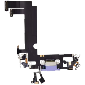 Charging Port Flex Cable For iPhone 12 Mini (Used OEM Pull) (Purple)