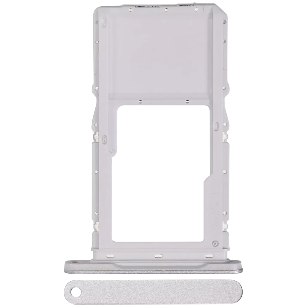 Micro SD Sim Card Tray For Samsung Galaxy Tab A9 Plus (X215 / X218) ( 2023) (Silver)