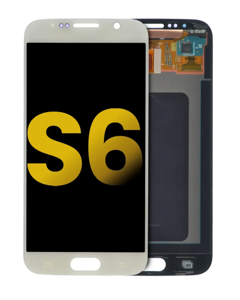 OLED Assembly Without Frame For Samsung Galaxy S6 (Refurbished) (White Pearl)