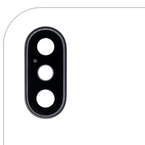 Back Camera Lens With Bracket & Bezel For iPhone XS / XS Max (Space Gray)