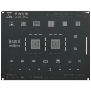 Bumblebee Stencil (QS208) For Samsung 15 A53-A536 and etc.Exynos 1280 Samsung E8825 CPU (Black) (Qianli)