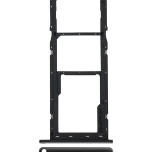 Dual Sim Card Tray For Samsung Galaxy A11 (A115 / 2020) (Black)