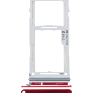 Dual Sim Card Tray For Samsung Galaxy S10 / S10 Plus (Cardinal Red)