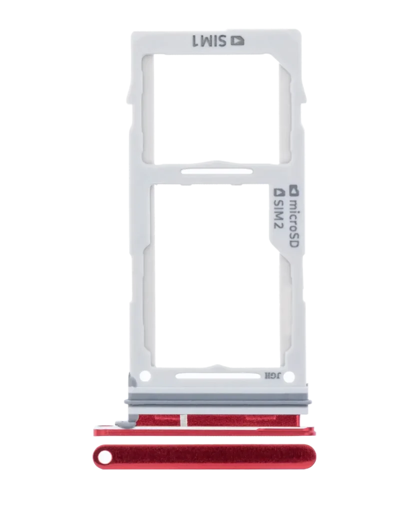 Dual Sim Card Tray For Samsung Galaxy S10 / S10 Plus (Cardinal Red)