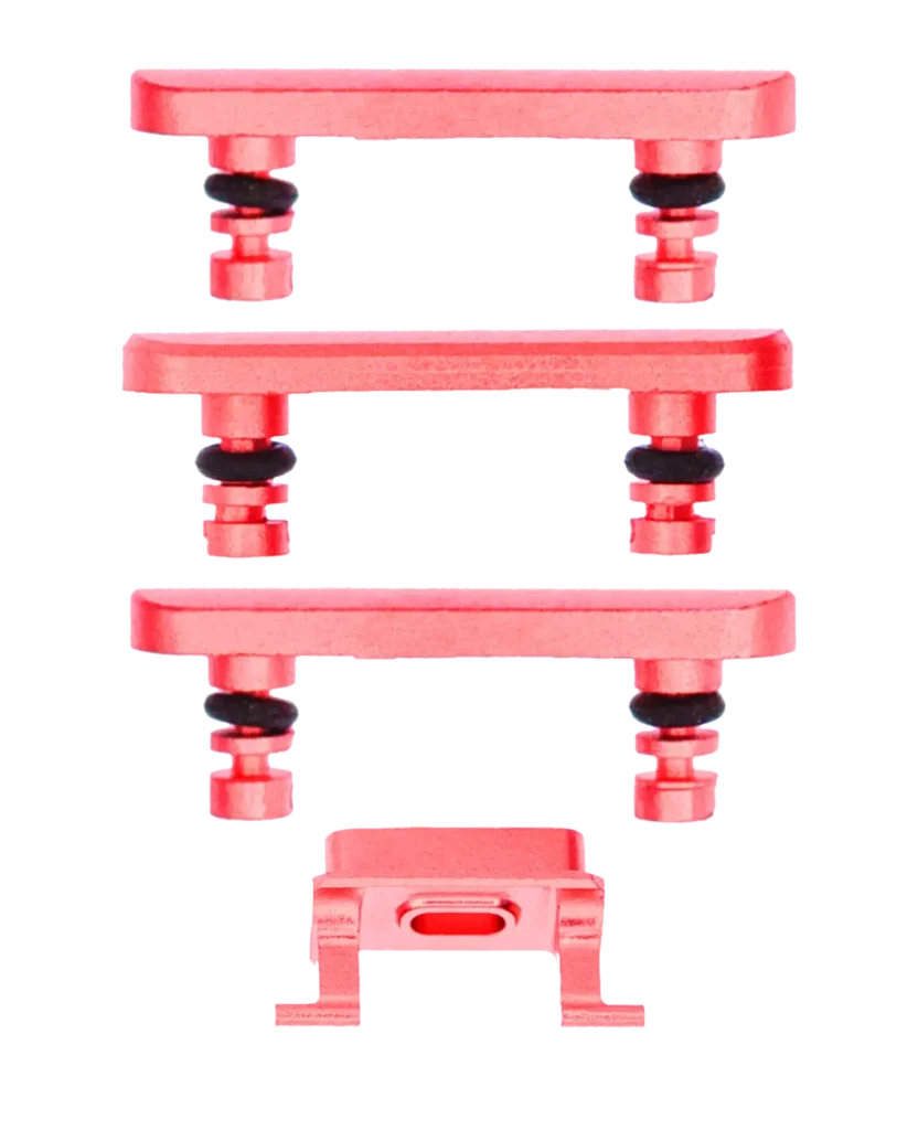 Hard Buttons (Power / Volume / Switch) For iPhone 7 Plus (Red)